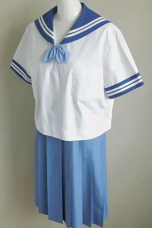 熊本校供JK制服101,蓝色系的夏日清爽插图6 熊本校供JK制服101,蓝色系的夏日清爽