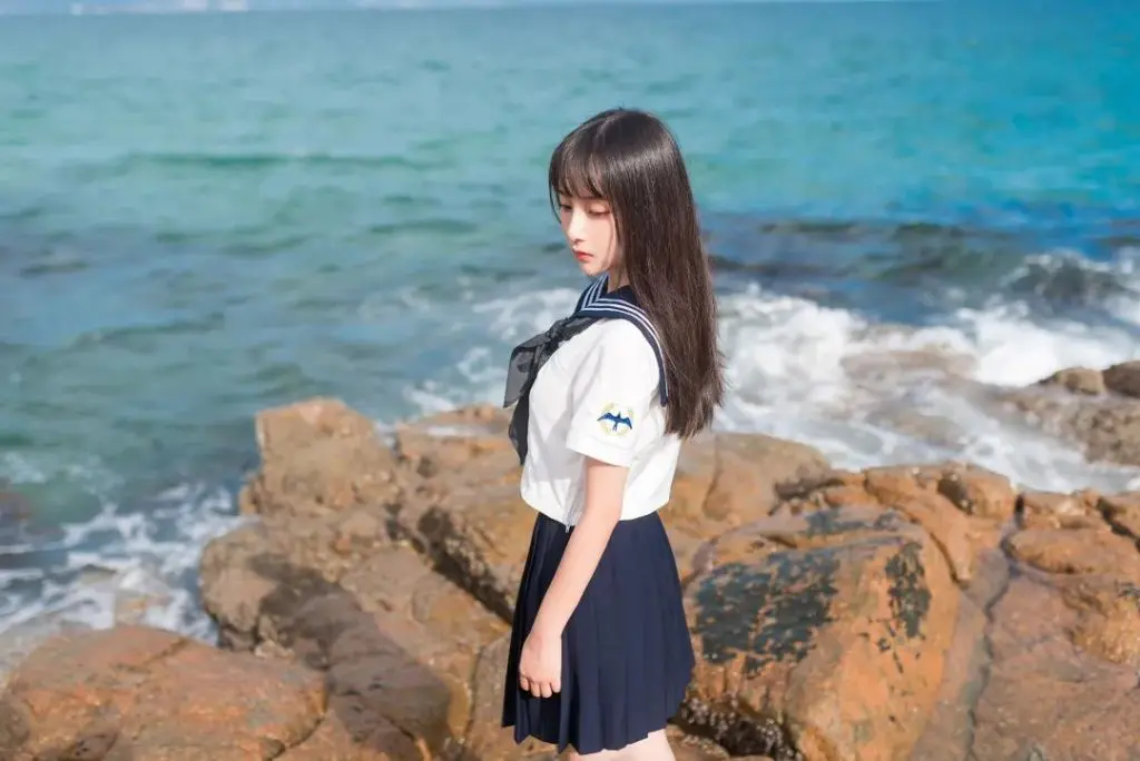 熊本校供JK制服101,蓝色系的夏日清爽插图 熊本校供JK制服101,蓝色系的夏日清爽