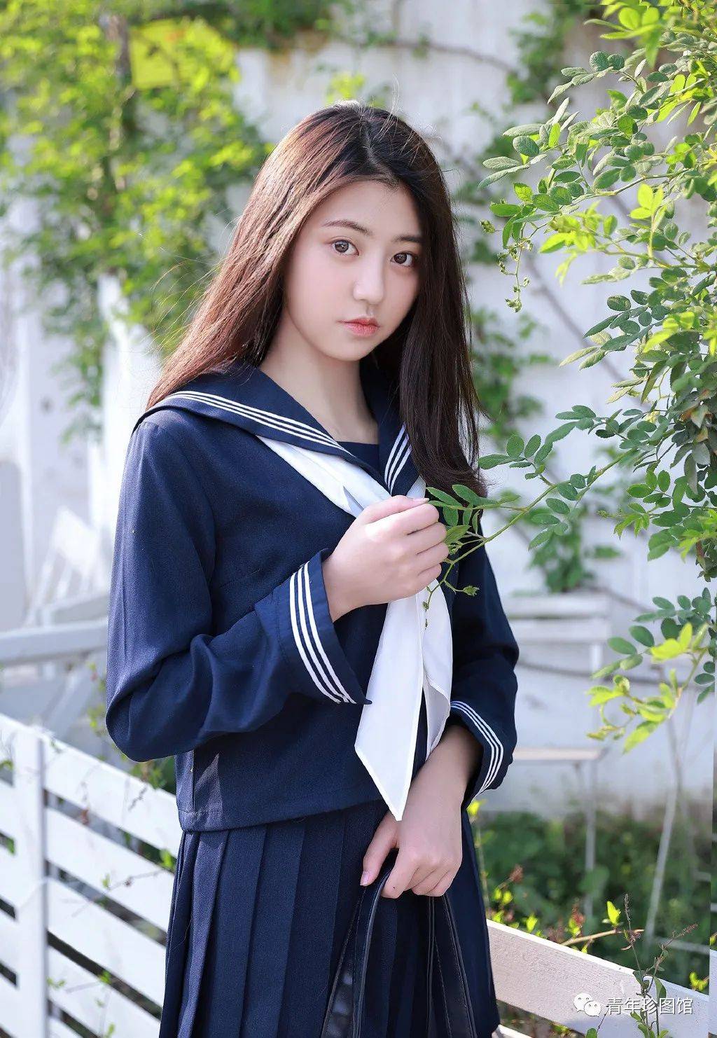 JK制服写真：甜美日本女高中生插图8